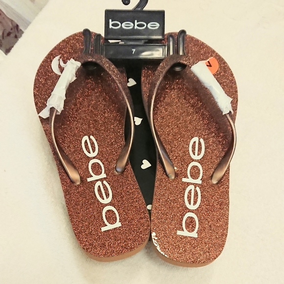 Bebe Flip-flops women's size 7 - Picture 5 of 12